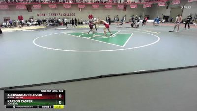 149 lbs Cons. Round 2 - Aleksandar Pejovski, North Central vs Karson Casper, Augsburg