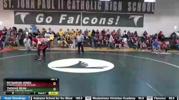 145 lbs Consolation Bracket - Thomas Bean, Evangel Christian Academy vs Ny`dariun Jones, Alabama School For The Blind