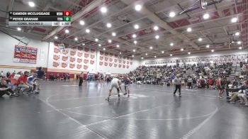 190 lbs Cons. Round 3 - Peter Graham, Teays Valley vs Camden McCluggage, West Holmes