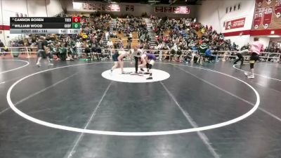 144 lbs Semifinal - Cannon Boren, Thermopolis vs William Wood, Cody