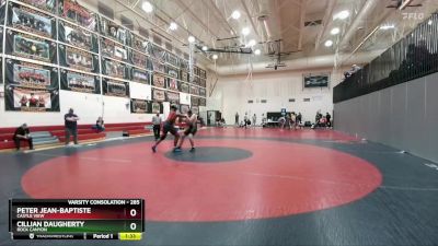 285 lbs Round 2 - Peter Jean-Baptiste, Castle View vs Cillian Daugherty, Rock Canyon