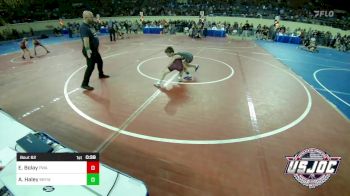 64 lbs Consi Of 8 #1 - Everett Bolay, Perry Wrestling Academy vs Alden Haley, Broken Bow Youth Wrestling