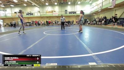 150 lbs Quarterfinal - Jon Moore, NC Raider Wrestling vs Gabe Russell, Independent