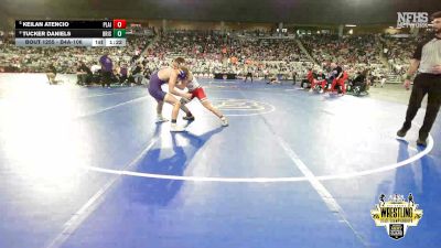 B4A-106 lbs Cons. Round 1 - Tucker Daniels, Bristow vs Keilan Atencio, Plainview