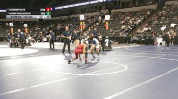 132 lbs Round Of 16 - Jayden Plata, Downey (SS) vs Arno Vardanyan, Birmingham (LA)