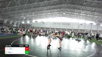 120 lbs Cons. Round 5 - Lilly Lake, Maple Mountain vs Shyann Page, Central Grand Junction