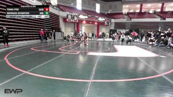 115 lbs Consi Of 4 - Tiana Fox, Cache High School Girls vs Morgan Atherton, Noble