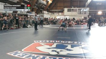 135 lbs 3rd Place - Salvatore Borrometi, Saint Peters Prep Hs vs Dalton R Weber, Pope John Hs/edge