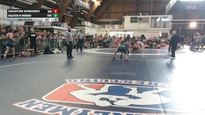 135 lbs 3rd Place - Salvatore Borrometi, Saint Peters Prep Hs vs Dalton R Weber, Pope John Hs/edge