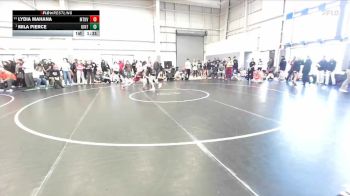 110 lbs Cons. Round 4 - Lydia Mahana, Mountain View vs Mila Pierce, Uintah