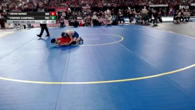 5A 120 lbs Quarterfinal - Porter Campbell, Preston vs Kevin Nunez, Minico