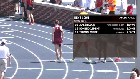 Men's 800m, Finals 17