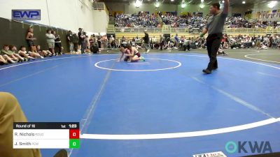 100 lbs Round Of 16 - Reed Nichols, Rough Riders vs Jared Smith, Ponca City Wildcat Wrestling