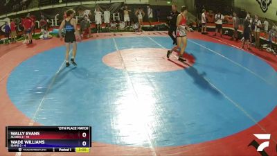 145 lbs Placement (16 Team) - Wally Evans, Alaska 2 vs Wade Williams, Idaho 2