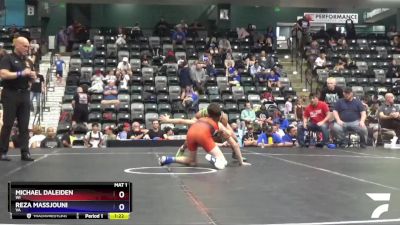 125 lbs Semifinal - Michael Daleiden, WI vs Reza Massjouni, VA