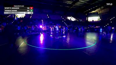 72-77 lbs Cons. Round 1 - Thomas Davies, Shootbox Wrestling Club vs Wyatt P. Augason, Team Prestige Wrestling