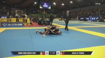 Simon James Mcbay Raby vs Craig Lee Thomas 2026 IBJJF European NoGi