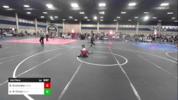 86 lbs 2nd Place - Brixton Archuleta, Monster Garage vs Alexander Naccarati-Cholo, Bear WC