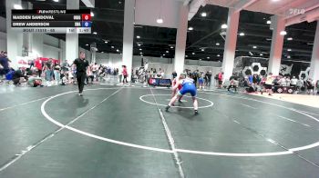 65 lbs Cons. Round 5 - Madden Sandoval, Oregon vs Drew Anderson, Sebolt Wrestling Academy