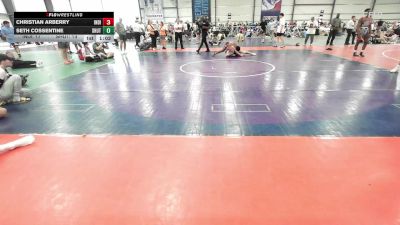 160 lbs Rr Rnd 3 - Christian Arberry, Indiana Outlaws Black vs Seth Cossentine, Team Shutt NXT GEN