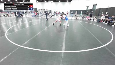 100 lbs Jayland Davis, Indiana vs Alberto Verdin, North Dakota