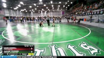 70-71 lbs Round 3 - Gavin Gorrell, Prometheus WC vs Daphne Younger, Team Real Life Wrestling