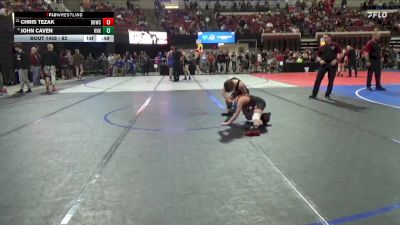 82 lbs Cons. Round 2 - John Caven, Havre Wrestling Club vs Chris Tezak, Lockwood Wrestling Club