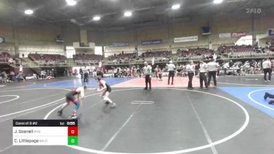 78 lbs Consi Of 8 #2 - Jack Gosnell, Pikes Peak Warriors vs Cody Littlepage, Bald Eagle WC