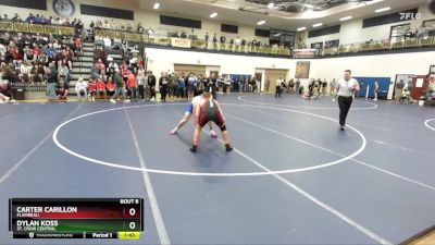 175 lbs Prelim - Dylan Koss, St. Croix Central vs Carter Carillon, Flambeau