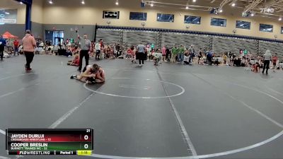 105 lbs Round 5 (8 Team) - Cooper Breslin, Burnett Trained WC vs Jayden Duruji, Crossroads Wrestling