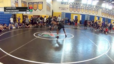 120 lbs 1st Place Match - Lazaro Soto, Eagle Empire vs Elijah Hattaway, Camden County Outsiders