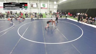 16U Girls - 130 lbs Cons. Round 3 - Anastasia Rodnikova, Force Elite Wrestling Club vs Sheyla Hawley, Champions Wrestling Club