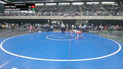 62 lbs Consi Of 8 #2 - Grady Sidlo, Spring City vs Kamden Maloney, Covington