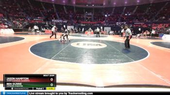 2A 113 lbs Cons. Semi - Ben Dunne, Lombard (Montini) vs Jason Hampton, Joliet (Catholic Academy)