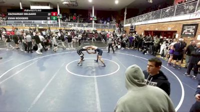 165 lbs Cons. Round 4 - Evan Rodgers, Belgrade vs Zachariah Delgado, Chiawana