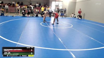 157 lbs Champ. Round 2 - Job Lee, Fort Hays Tech Northwest vs DezMonde Garterell, Nebraska