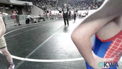37 lbs Quarterfinal - Gabe Dicus, Raw Wrestling Club vs Kyson Lovelace, Clinton Youth Wrestling