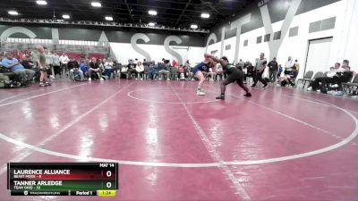 209 lbs Placement Matches (8 Team) - Laurence Alliance, Beast Mode vs Tanner Arledge, Team Ohio