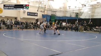 174 lbs Cons. Round 4 - Julian Schott, Marymount vs Justin Richey, Gettysburg