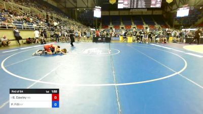 106 lbs Rnd Of 64 - Brycen Dawley, WA vs Peter Filli, NY