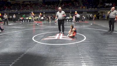 69 lbs Round Of 16 - Eden Slody, Elk Lake vs Selena Ellsworth, Corry