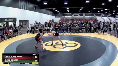 139 lbs Round 2 (8 Team) - Lincoln Hinchman, Mat Assassins vs Chase Boozer, Rebellion