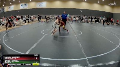 88 lbs Round 3 (10 Team) - Bryce Howell, Reaper WC vs Mason Worthy, Mat Assassins