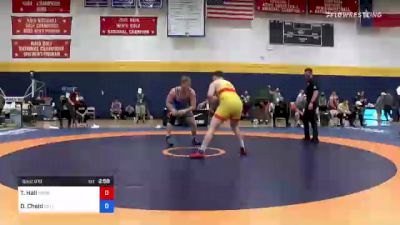 125 kg Semifinal - Tanner Hall, Sunkist Kids Wrestling Club vs Daniel Chaid, California Regional Training Center (CA RTC)