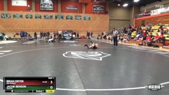 149 lbs Cons. Round 4 - Jacob Benson, Shasta vs Brian Dryer, Rio Hondo