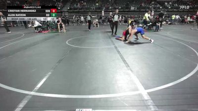 138 lbs Consi Of 8 #2 - Cristian Hernandez, RedNose Wrestling School vs Alon Ratzon, Red Nose Wrestling School