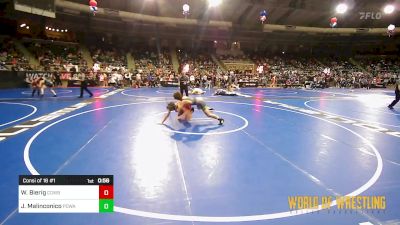 135 lbs Consi Of 16 #1 - Wylie Bierig, Cowboy Wrestling Club vs Jack Malinconico, Poway Elite