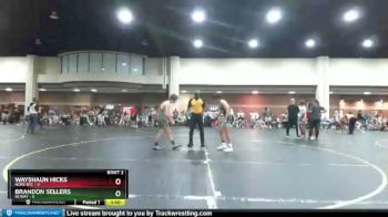 125 lbs Round 1 (4 Team) - Wayshaun Hicks, Noke RTC vs Brandon Sellers, NCWAY