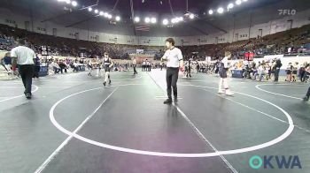 130 lbs Consi Of 8 #2 - Wyatt Walker, Jenks Trojan Wrestling Club vs Parker Goss, Vinita Kids Wrestling