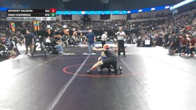 132 lbs Consi Of 32 #2 - Anthony Saldana, Paloma Valley (SS) vs Cruz Contreras, Aptos (CC)